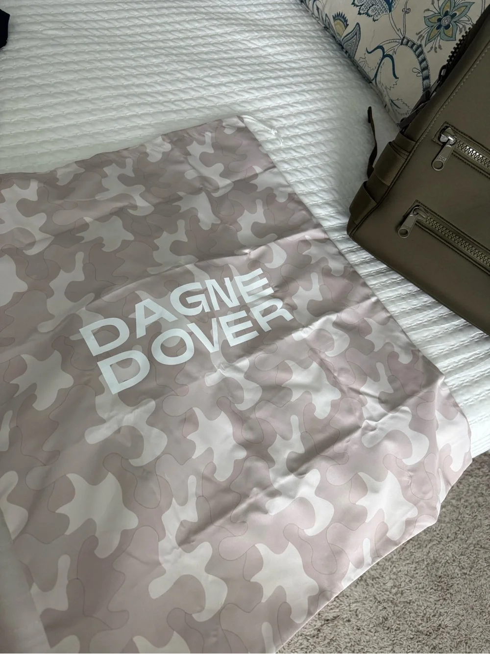 Dagne Dover Olive Green Diaper Bag with Accessories